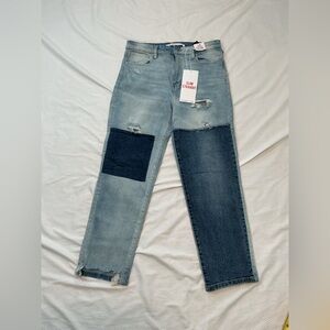 Celebrity Pink Men's Slim Straight Jeans - Light and Dark Blue